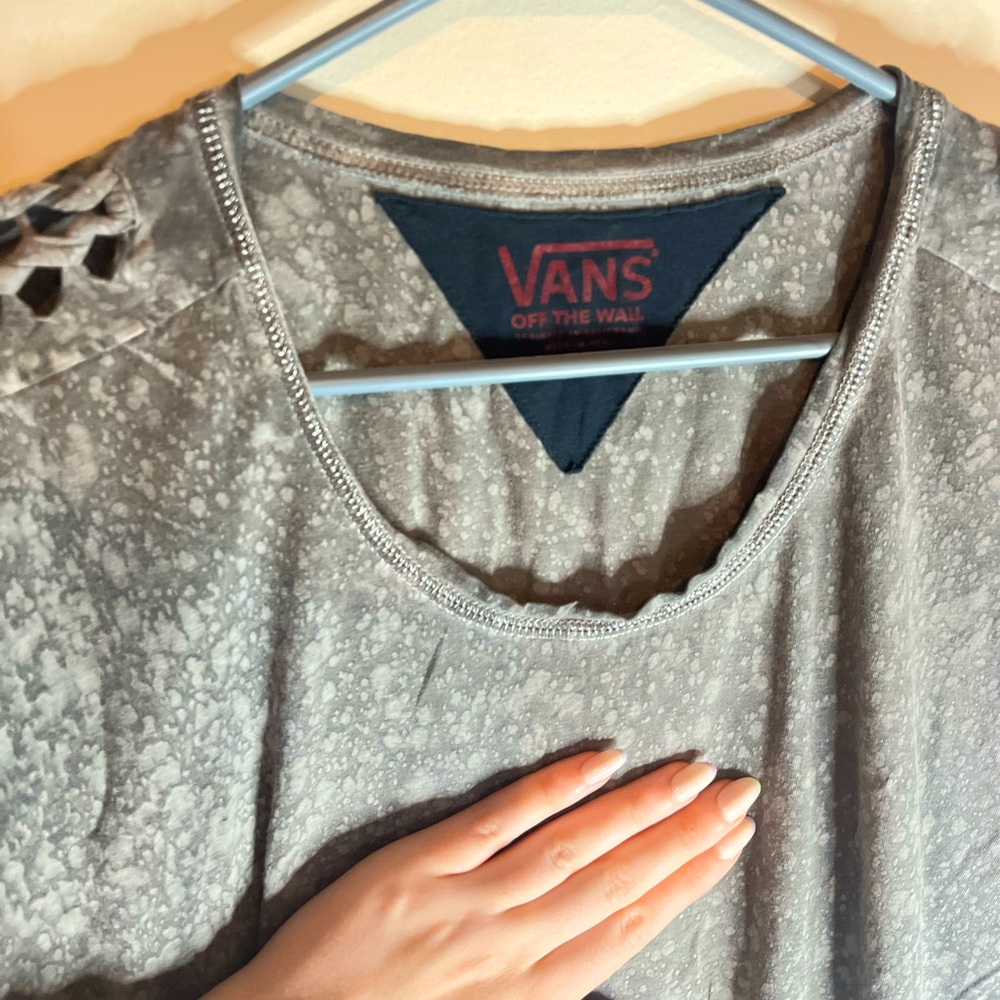 VANS Casual Heatherd Grey Summer Dress